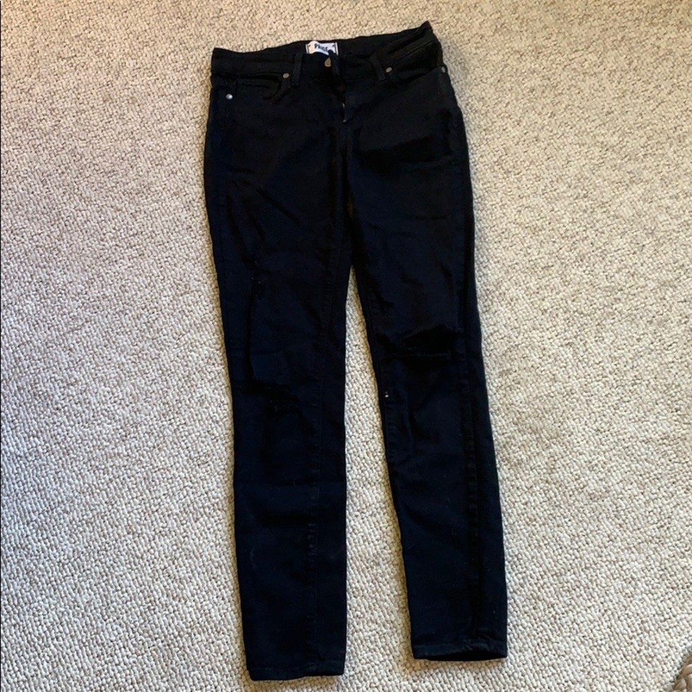 Distressed Paige jeans like new size 27